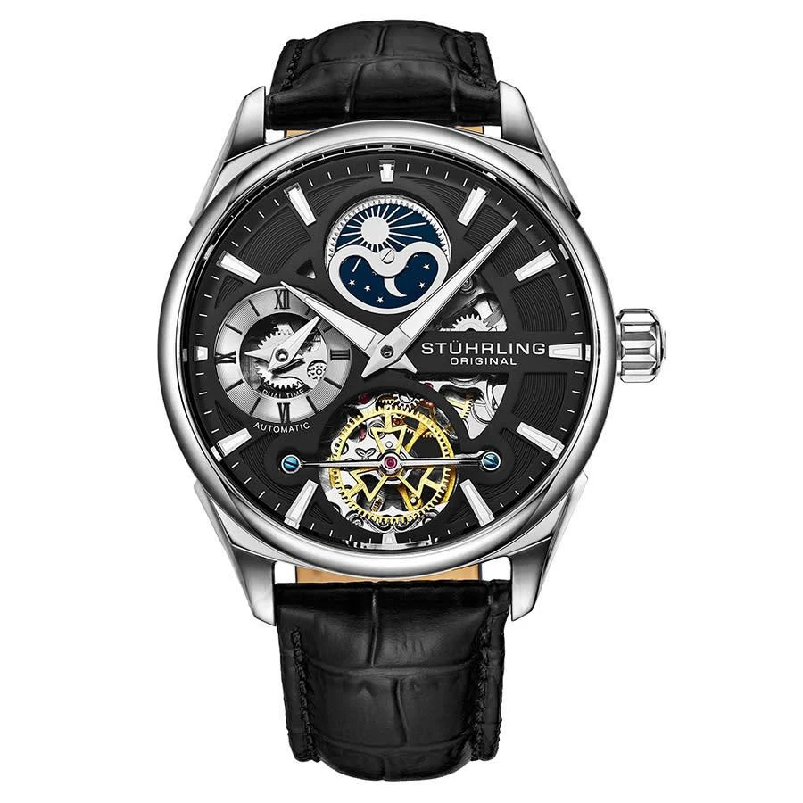 商品Stuhrling Original|Legacy Automatic Black Dial Men's Watch M13599,价格¥1868,第1张图片