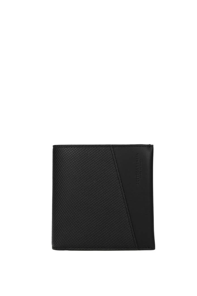 商品Bottega Veneta|Wallets Leather Black,价格¥1118,第1张图片