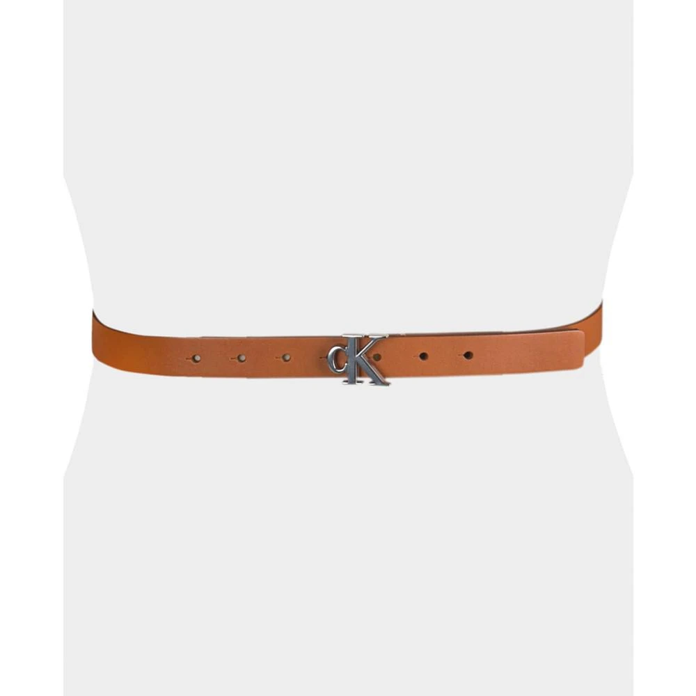 Women's CK Monogram Buckle Skinny Belt 商品