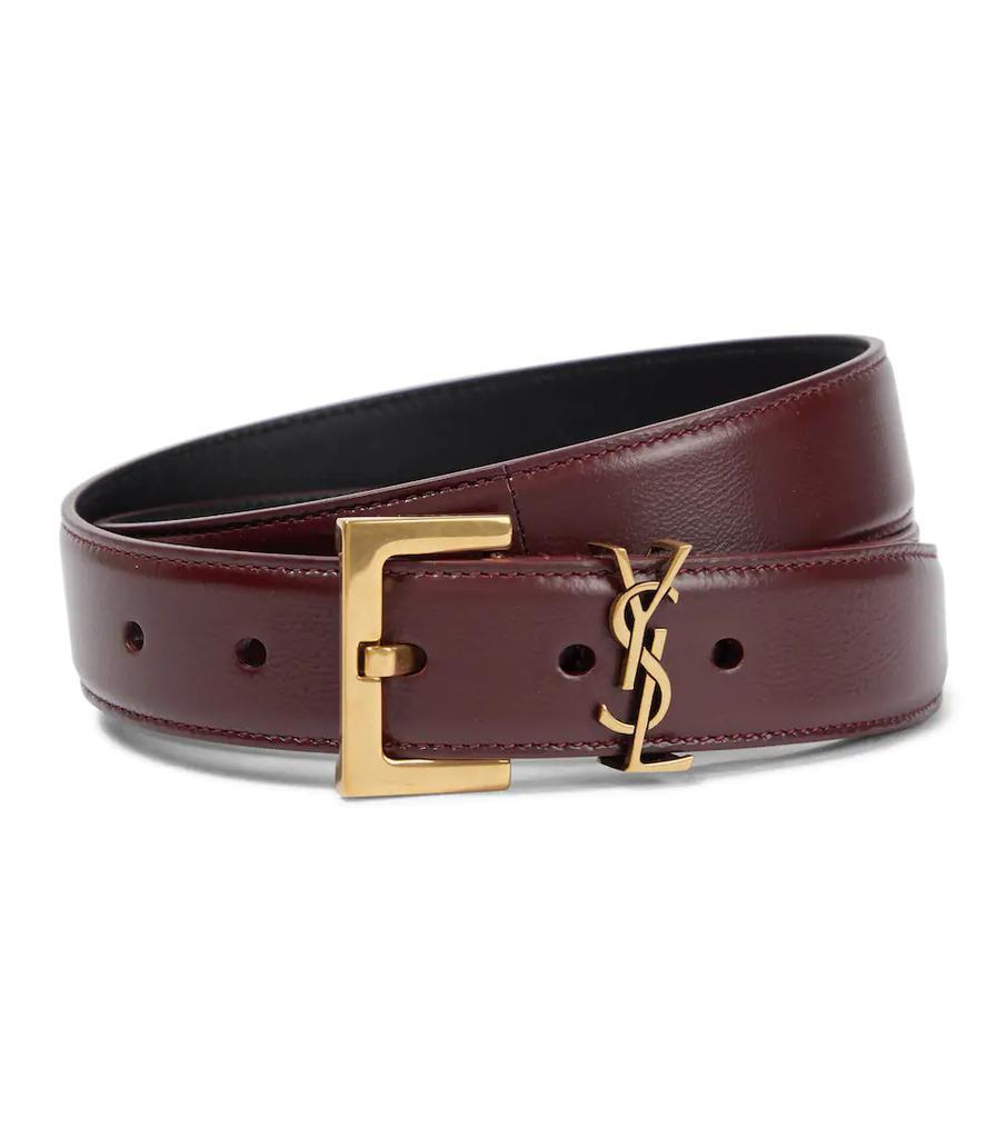 商品Yves Saint Laurent|Monogram leather belt,价格¥3548,第1张图片