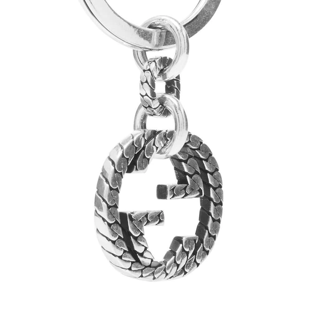 商品Gucci|Gucci Gucci Interlocking G Keyring,价格¥2391,第3张图片详细描述