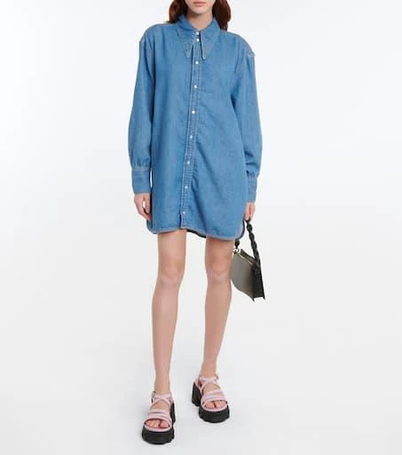 商品Ganni|牛仔衬衫式连衣裙,价格¥1544,第2张图片详细描述