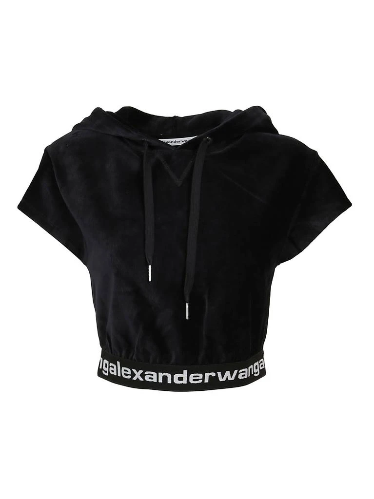 商品Alexander Wang|Alexander Wang Women's Black Other Materials Sweatshirt,价格¥2549,第1张图片