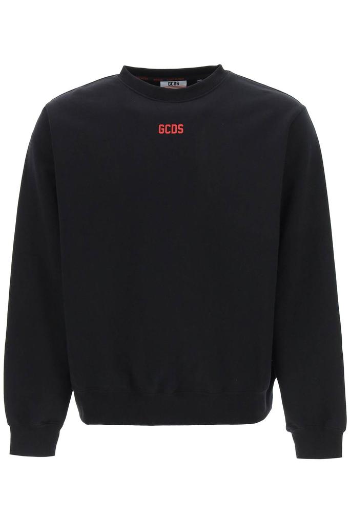 Gcds Crew Neck Sweatshirt With Rubberized Logo商品第1张图片规格展示