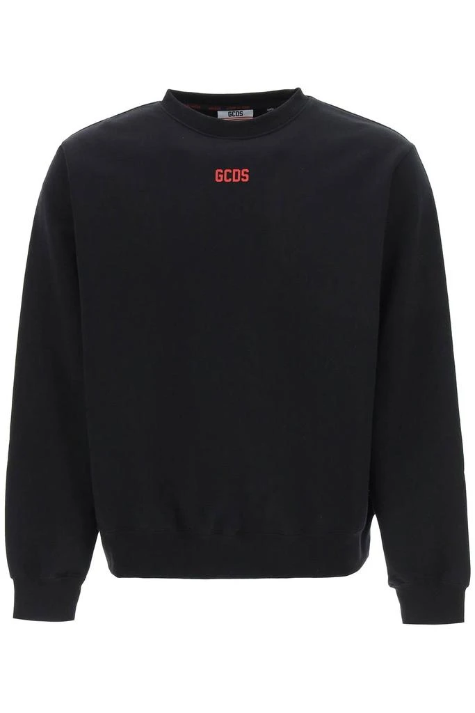 商品GCDS|Gcds Crew Neck Sweatshirt With Rubberized Logo,价格¥863,第1张图片