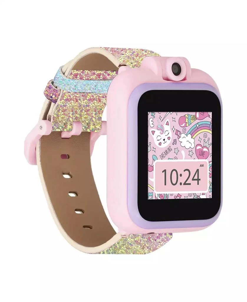 商品Playzoom|Kid's 2 Textured Rainbow Glitter Tpu Strap Smart Watch,价格¥193,第2张图片详细描述