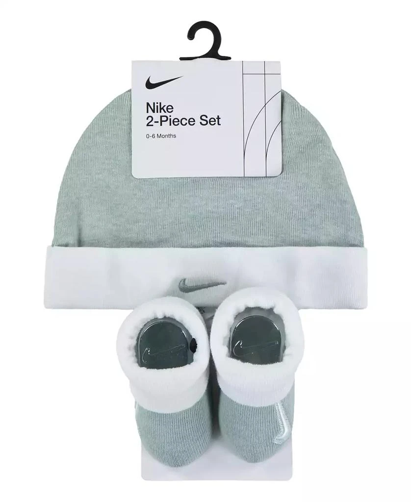 商品NIKE|Baby Boys or Baby Girls Swoosh Hat and Booties, 2 Piece Set,价格¥85,第3张图片详细描述