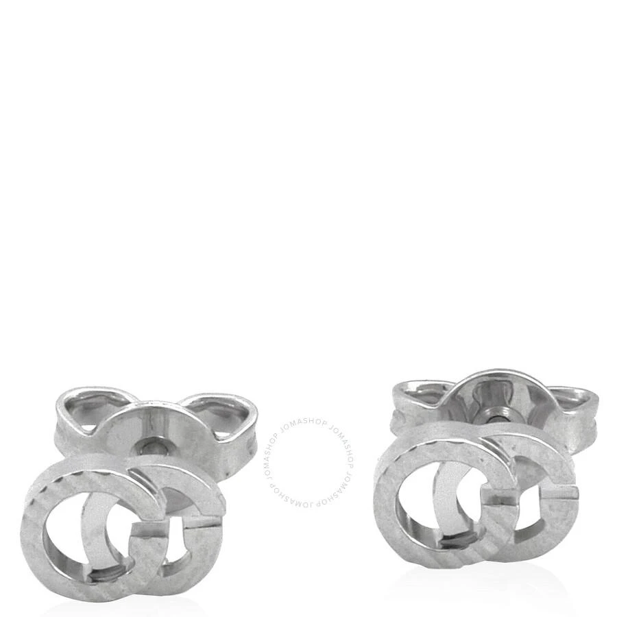 商品Gucci|GG Running 18k white gold earrings,价格¥4056,第1张图片