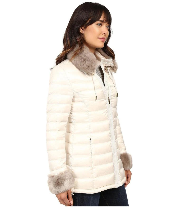 商品Via Spiga|Short Puffer with Detachable Chic Faux Fur Collar,价格¥1250,第4张图片详细描述