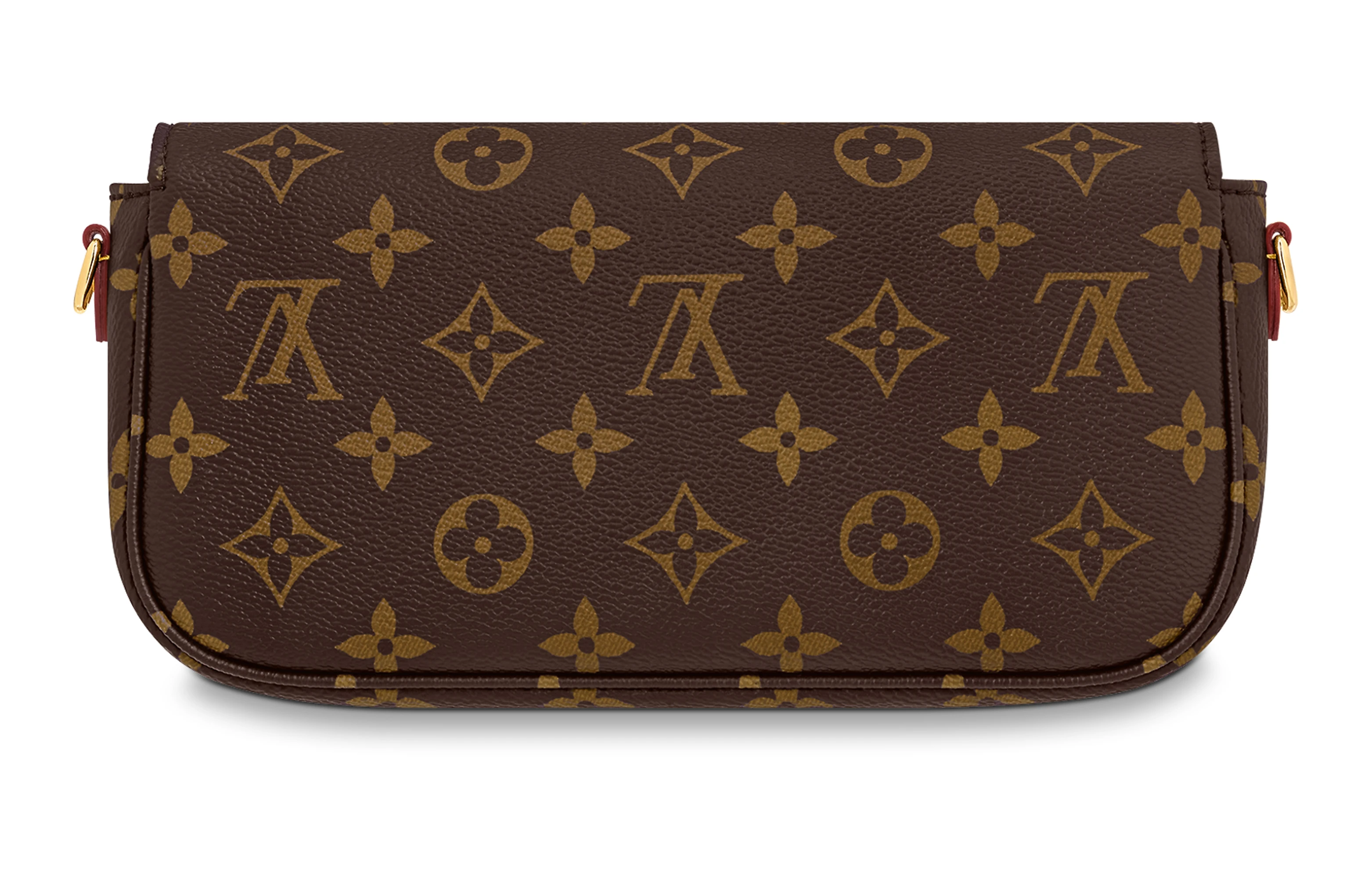 商品[国内直发] Louis Vuitton|IVY 经典老花印花链条 涂层帆布 法棍包腋下包手提单肩包 女款 棕色,价格¥16832,第4张图片详细描述