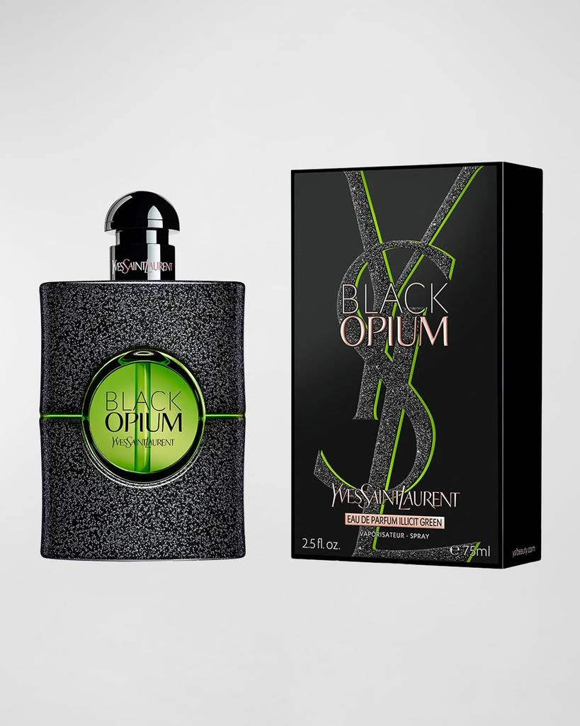 商品Yves Saint Laurent|Black Opium Illicit Green Eau de Parfum, 2.5 oz.,价格¥761,第2张图片详细描述