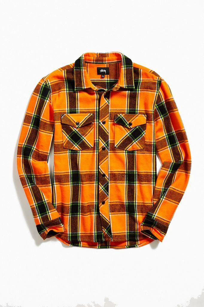 商品STUSSY|Stussy Ace Plaid Flannel Button-Down 衬衫,价格¥302,第2张图片详细描述