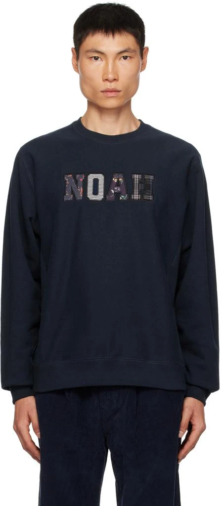 商品Noah|Navy Appliqué Sweatshirt,价格¥738,第1张图片