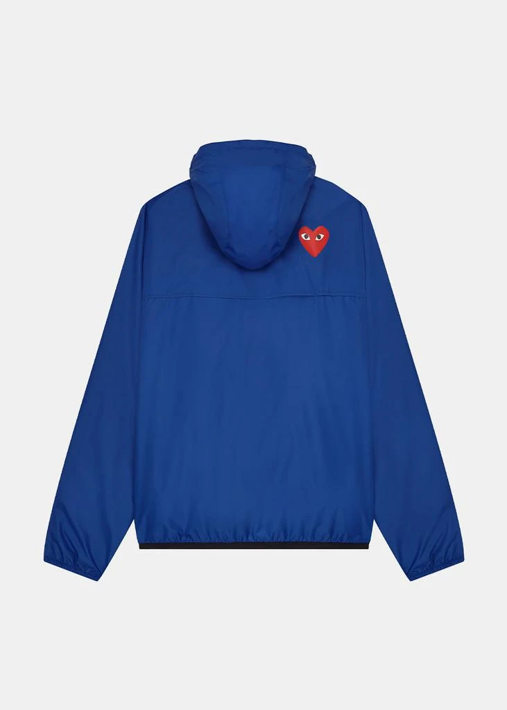 商品Comme des Garcons|COMME DES GARCONS PLAY Blue K-Way Half-Zip Hoodie,价格¥1485,第2张图片详细描述