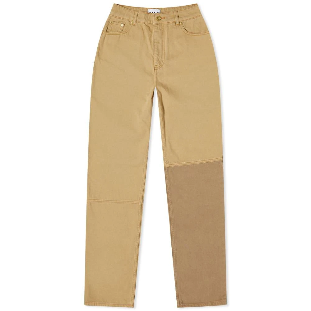 商品Ganni|GANNI Overdyed Cutline Swigy Jean,价格¥1075,第1张图片