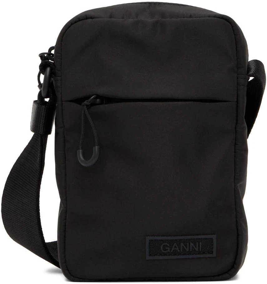 商品Ganni|黑色 Festival 手拿包,价格¥1026,第1张图片