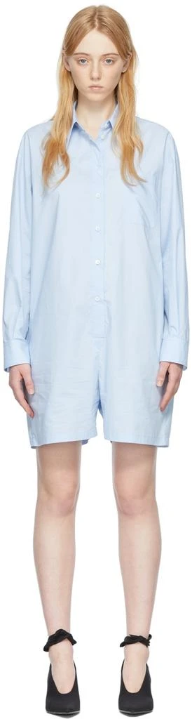 商品MAISON MARGIELA|Blue Cotton Jumpsuit,价格¥1066,第1张图片