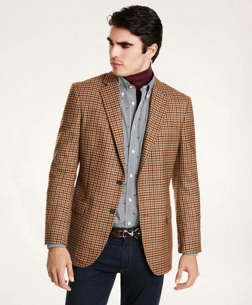 商品Brooks Brothers|Regent Fit Multi-Check Sport Coat,价格¥2049,第3张图片详细描述