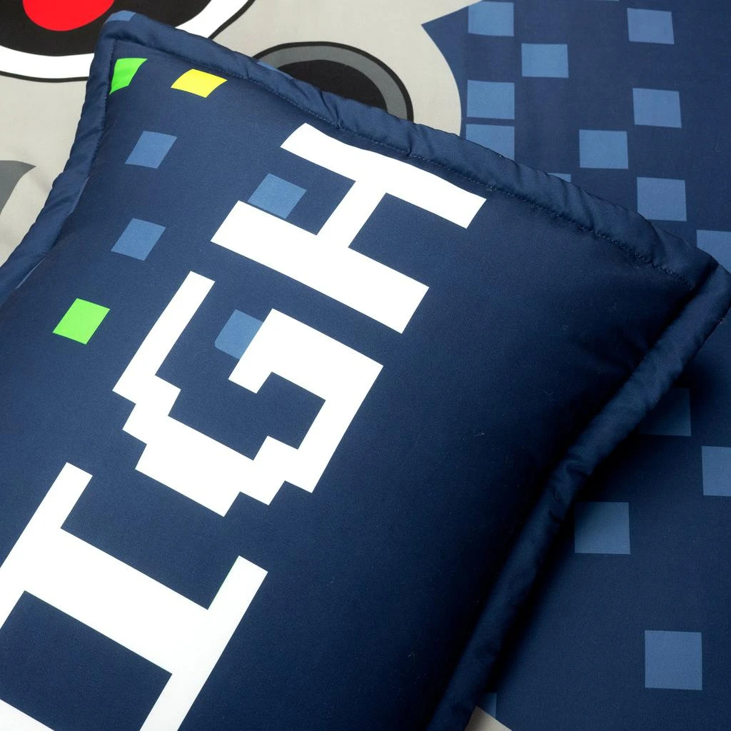 商品Lush Decor|Video Games Reversible Oversized Comforter Navy/Multi 4Pc Set Twin,价格¥1255,第4张图片详细描述