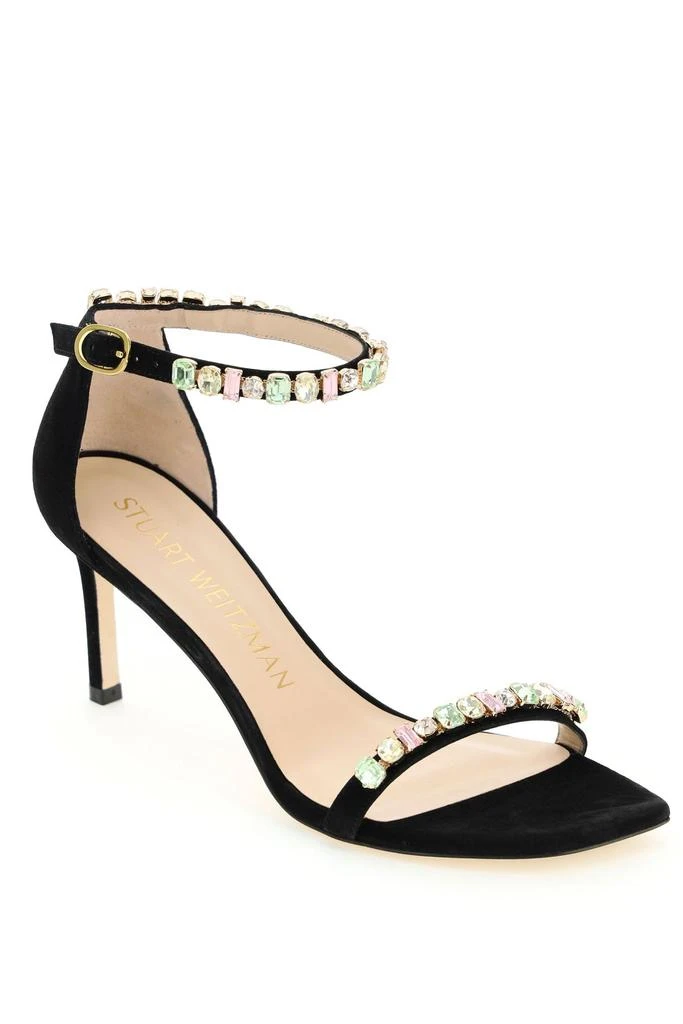 商品Stuart Weitzman|NUNAKEDSTRAIGHT GEM SANDALS,价格¥1889,第4张图片详细描述