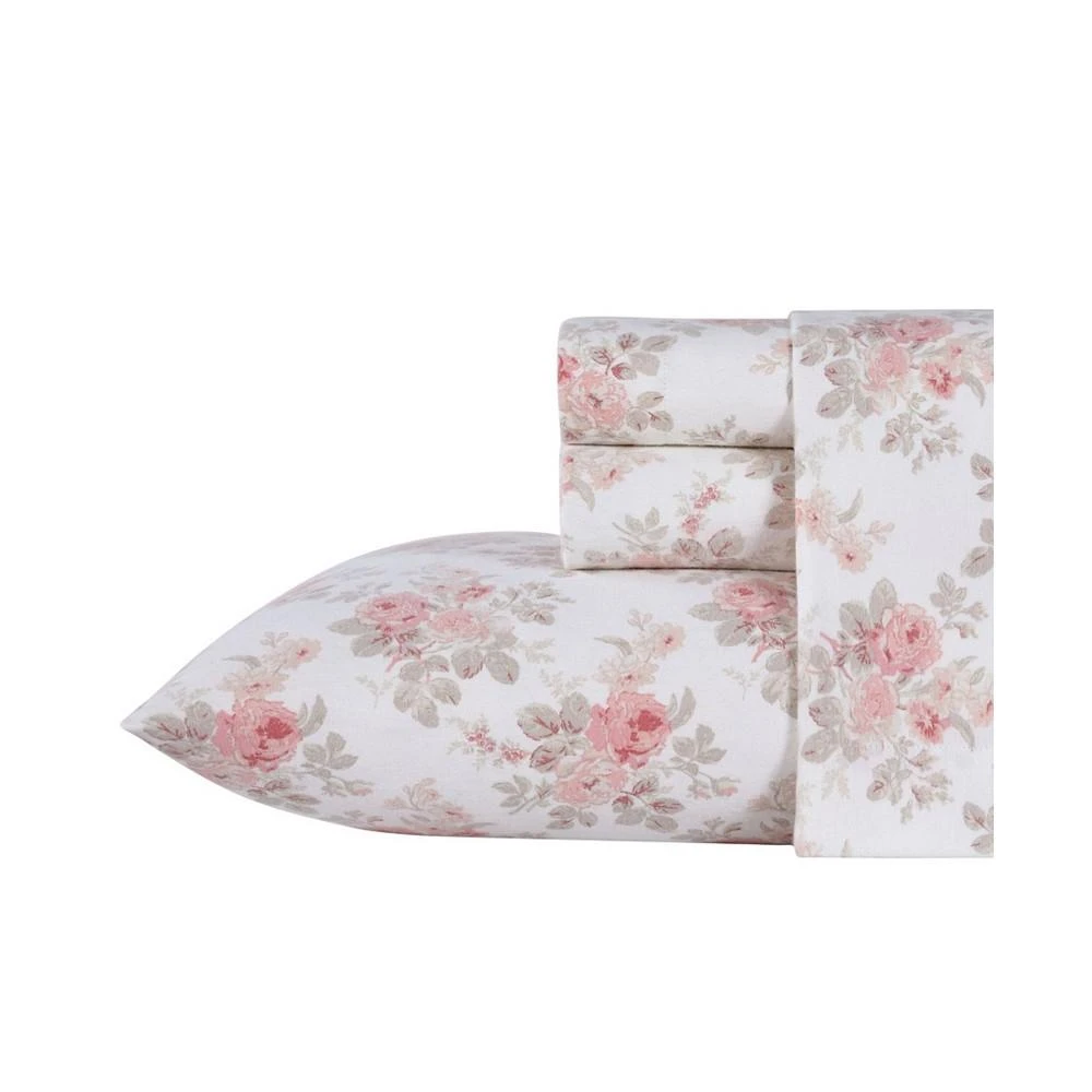 商品Laura Ashley|Lisalee Cotton Flannel Sheet Set,价格¥278,第1张图片