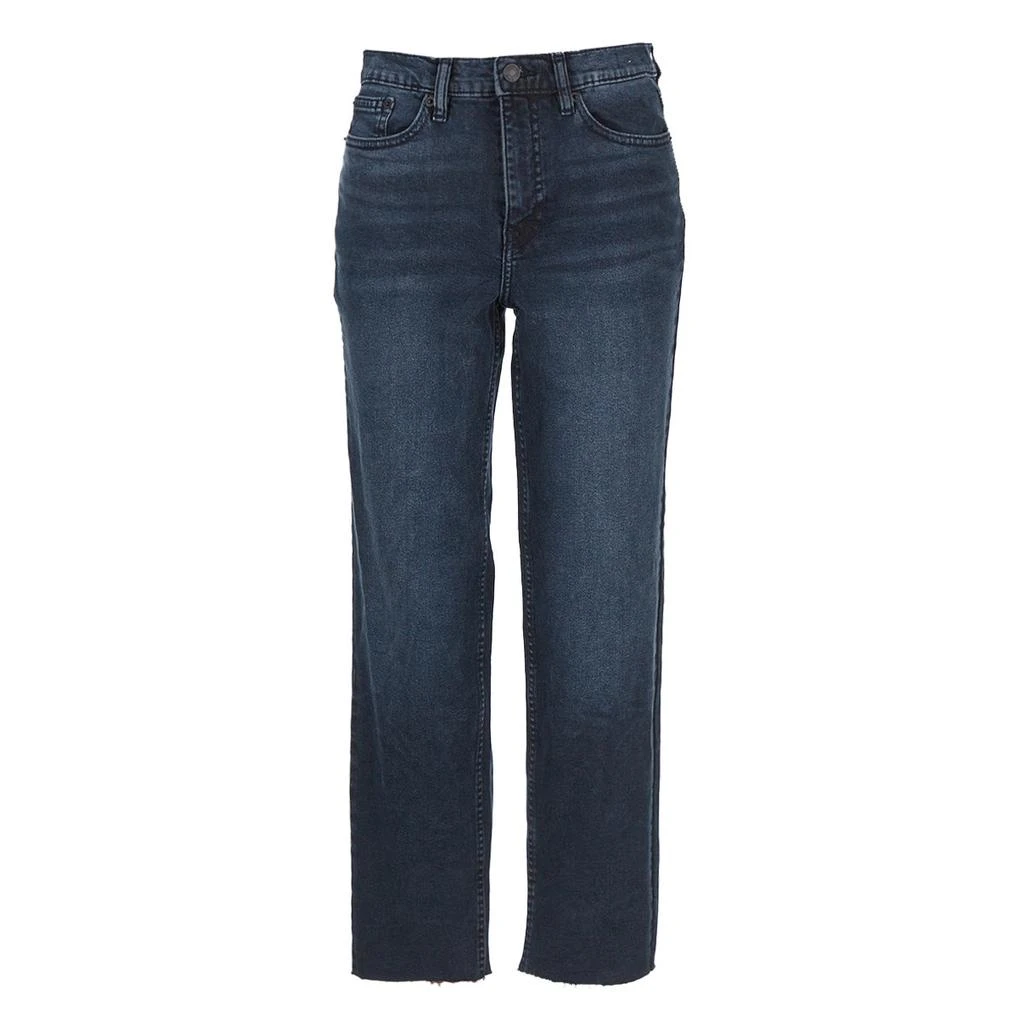 商品Calvin Klein|Calvin Klein Jeans High Rise Straight Leg with Raw Hem 27" Inseam Jean,价格¥182,第1张图片