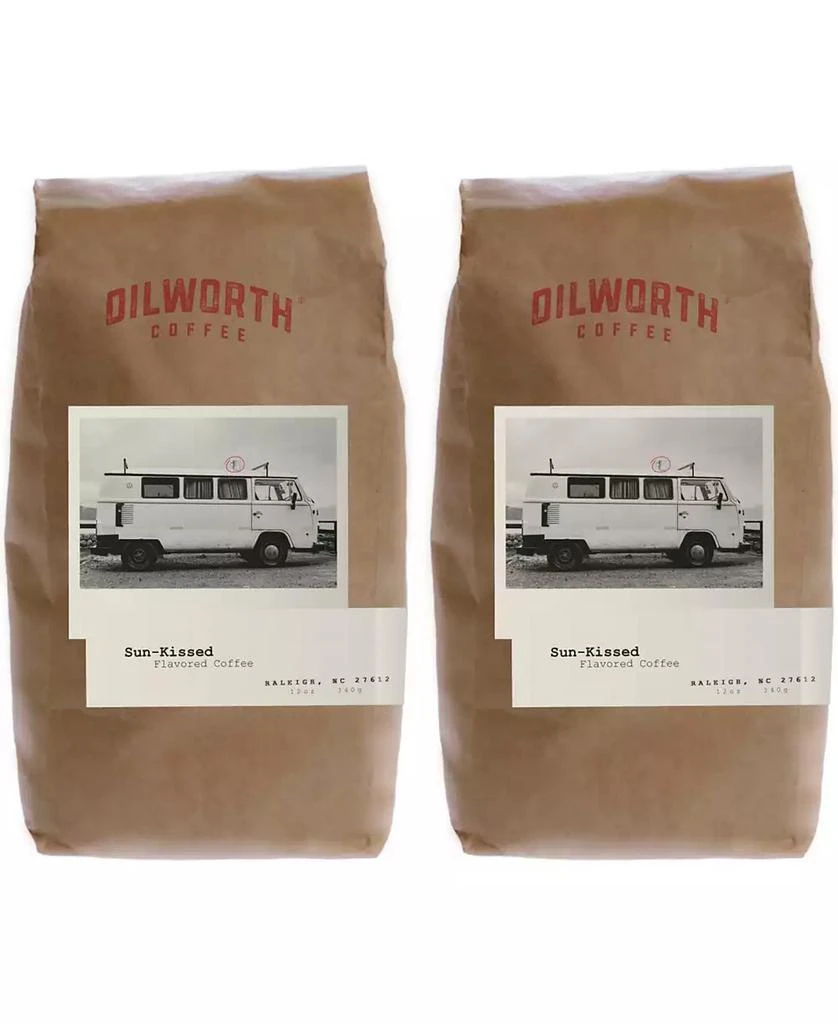 商品Dilworth Coffee|Medium Roast Flavored Ground Coffee - Sun Kissed, Pack of 2,价格¥220,第1张图片