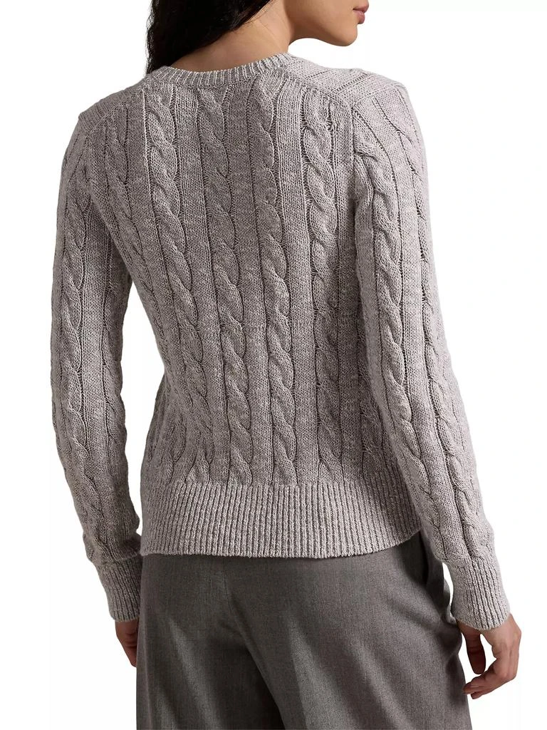 商品Ralph Lauren|Ragg Cable-Knit Cotton Cardigan,价格¥1503,第4张图片详细描述