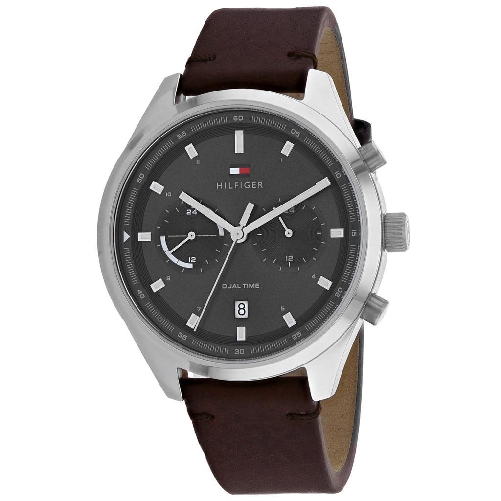 商品Tommy Hilfiger|Tommy Hilfiger Men's Black dial Watch,价格¥814,第1张图片