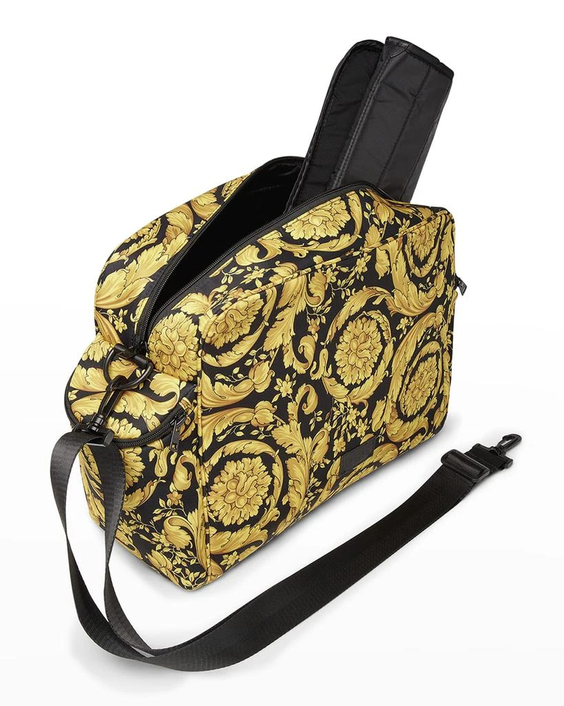 商品Versace|Kid's Barocco-Print Diaper Bag w/ Changing Pad,价格¥3977,第2张图片详细描述