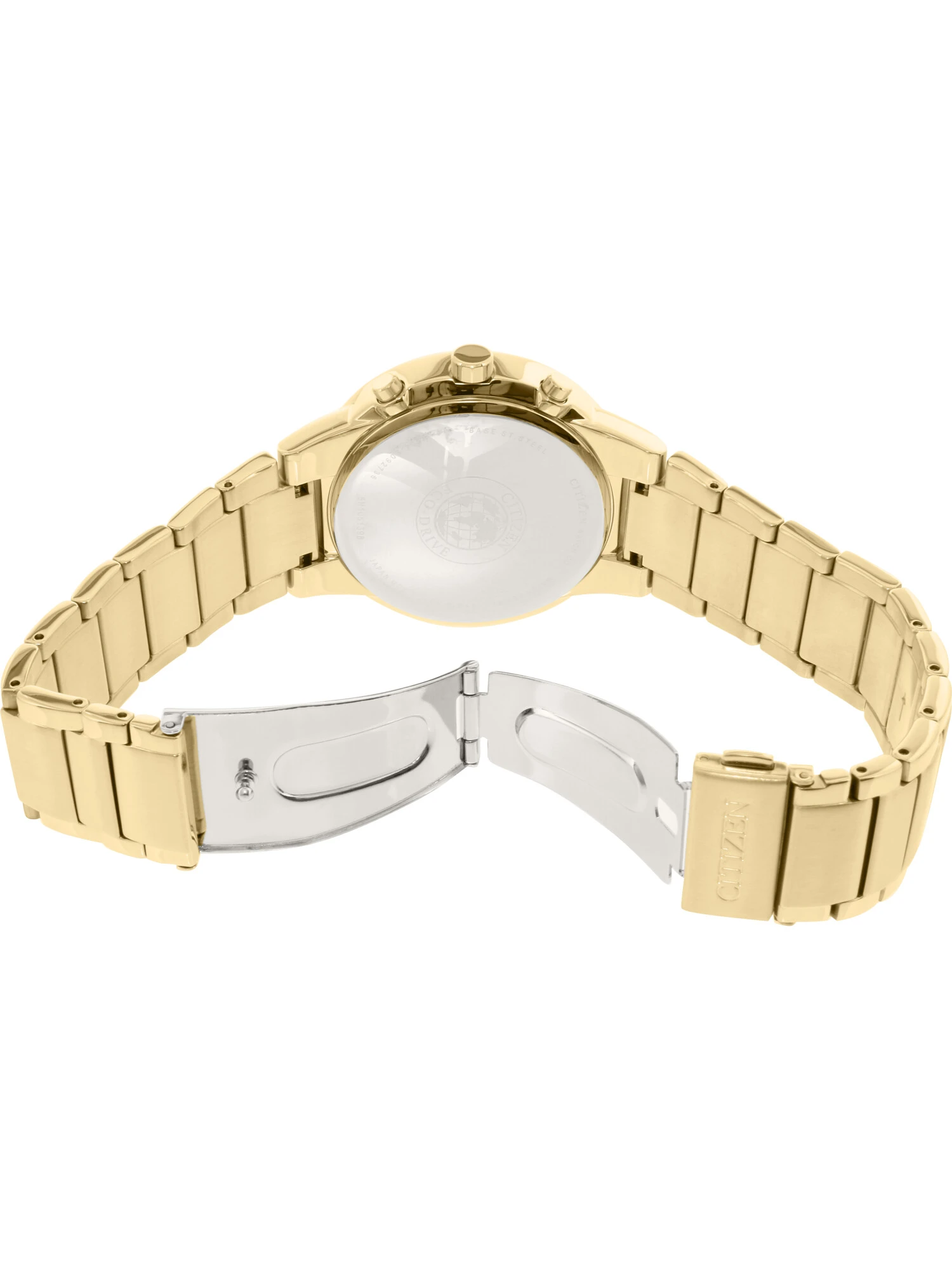 商品Citizen|西铁城男士机械表 Eco-Drive AT2242-55E 金色不锈钢表带,价格¥2362,第4张图片详细描述
