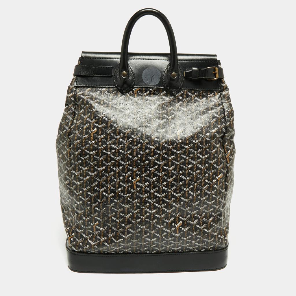 Goyard Black Goyardine Coated Canvas Steamer PM Bag商品第4张图片规格展示