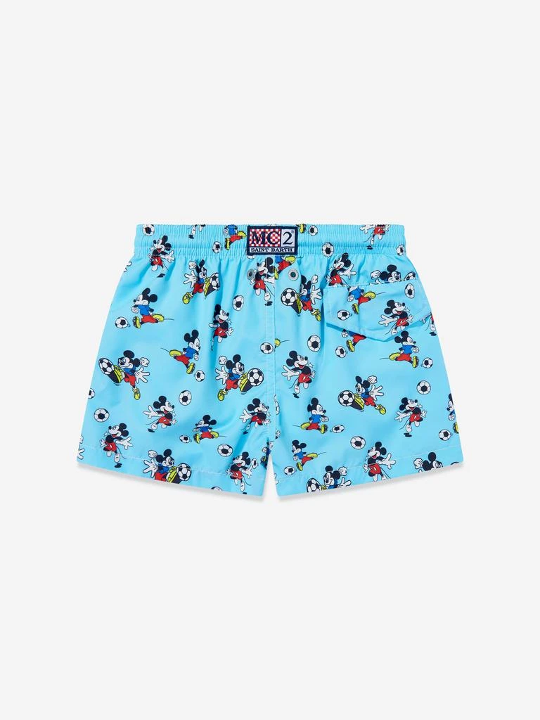 商品Mc2 Saint Barth|Boys Disney Mickey Football Swim Shorts in Blue,价格¥377,第2张图片详细描述