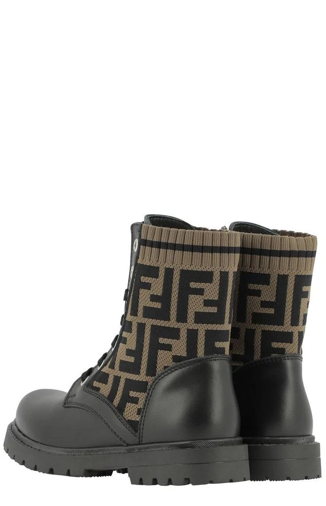 商品Fendi|Fendi Kids FF Motif Combat Boots,价格¥3887,第4张图片详细描述