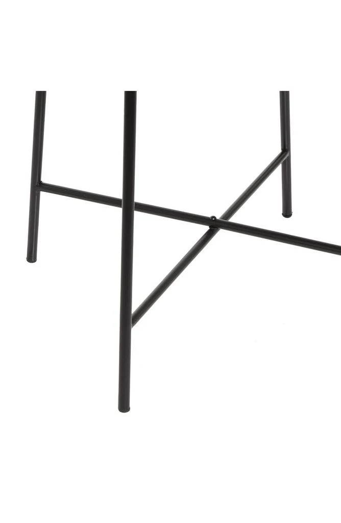 商品GINGER BIRCH STUDIO|Black Metal Split Accent Table,价格¥513,第4张图片详细描述