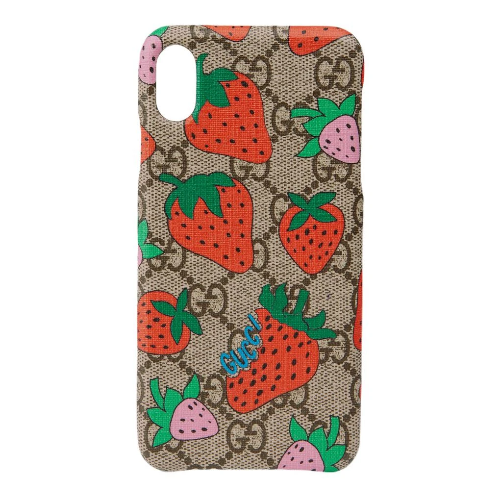 商品Gucci|Gucci iPhone XS Max case with Gucci Strawberry,价格¥1280,第1张图片