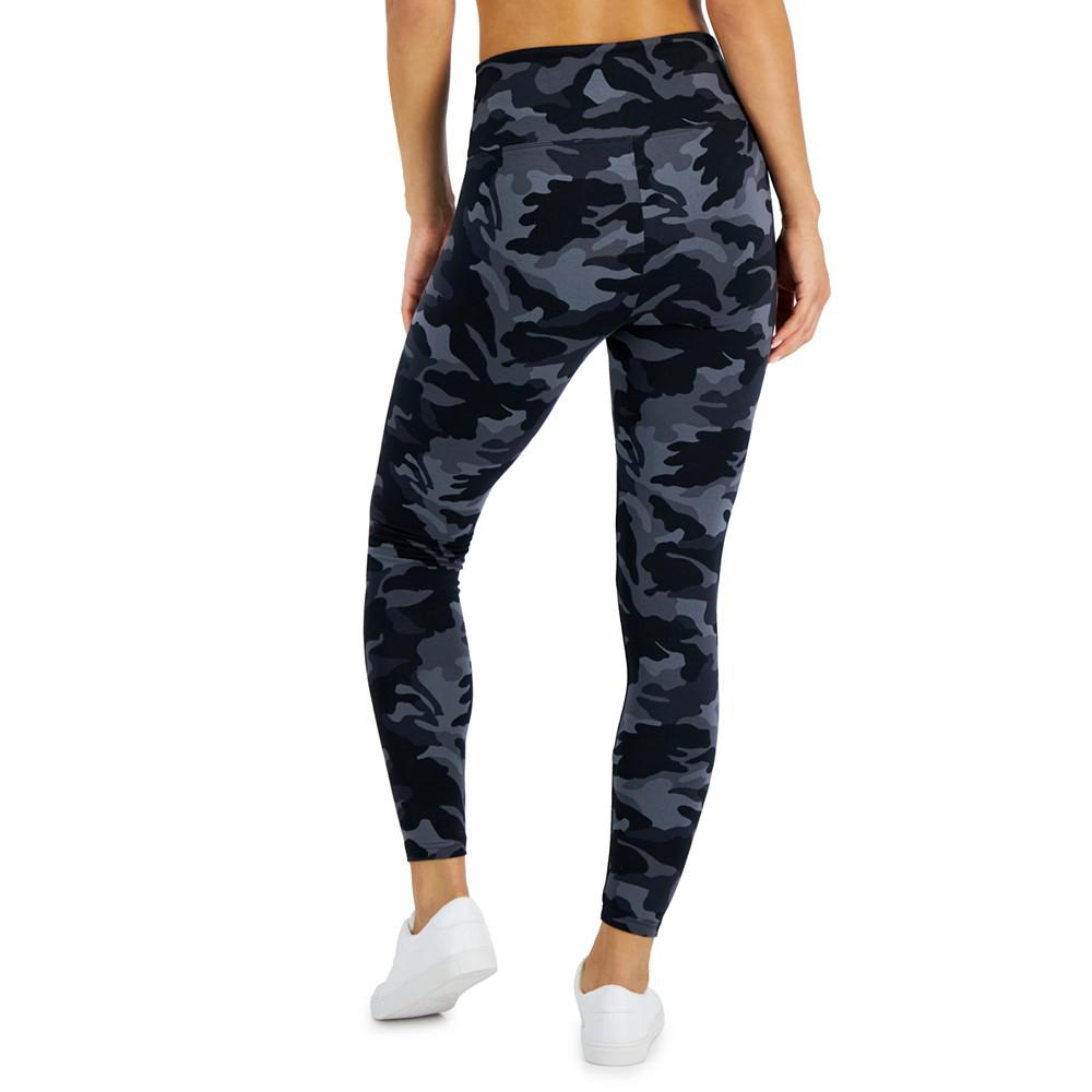 Women's Camo-Print High Rise Leggings, Created for Macy's商品第2张图片规格展示