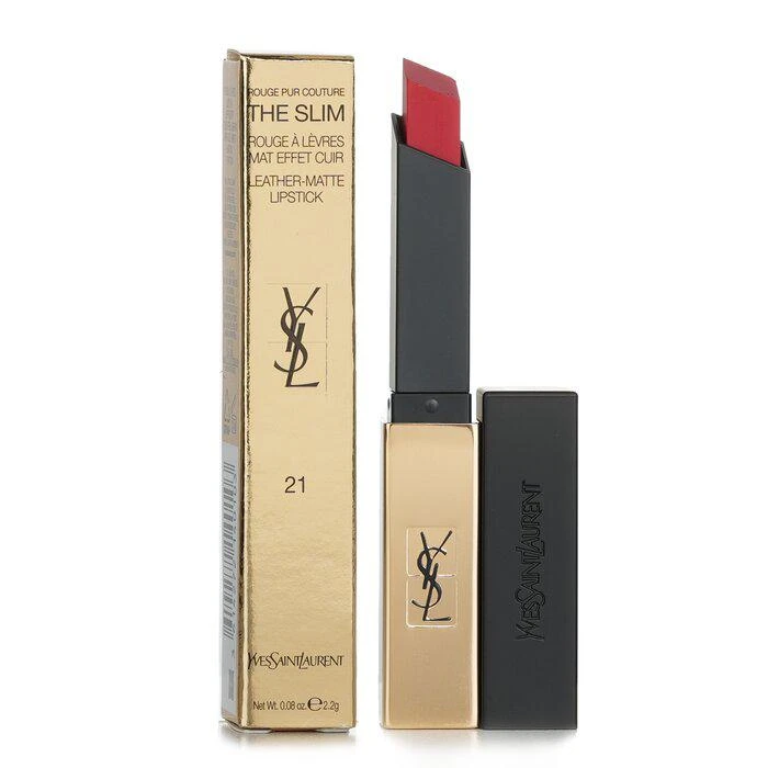 商品Yves Saint Laurent|Yves Saint Laurent 细管纯口红 哑光唇膏(小金条) - # 21 Rouge Paradoxe -21 Rouge Paradoxe(2.2g/0.08oz),价格¥389,第2张图片详细描述