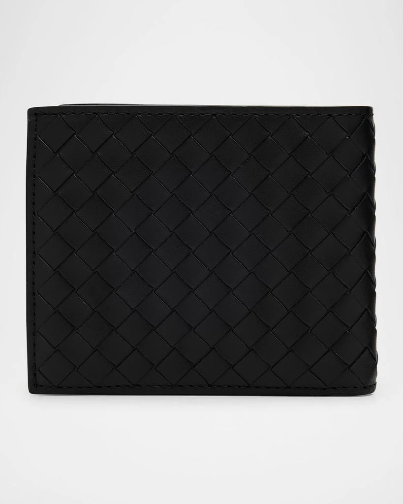 商品Bottega Veneta|Men's Intrecciato Piccolo Bifold Wallet With Coin Purse,价格¥5466,第4张图片详细描述