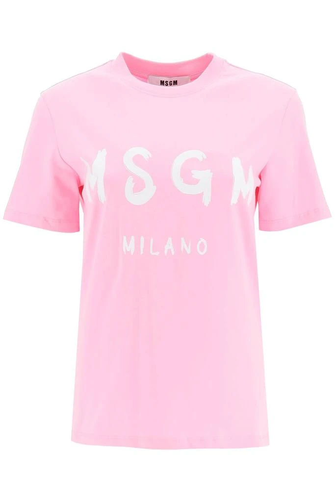 商品MSGM|Msgm t-shirt with brushed logo,价格¥615,第1张图片