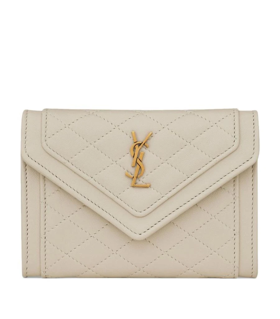 商品Yves Saint Laurent|Leather Quilted Wallet,价格¥4180,第1张图片