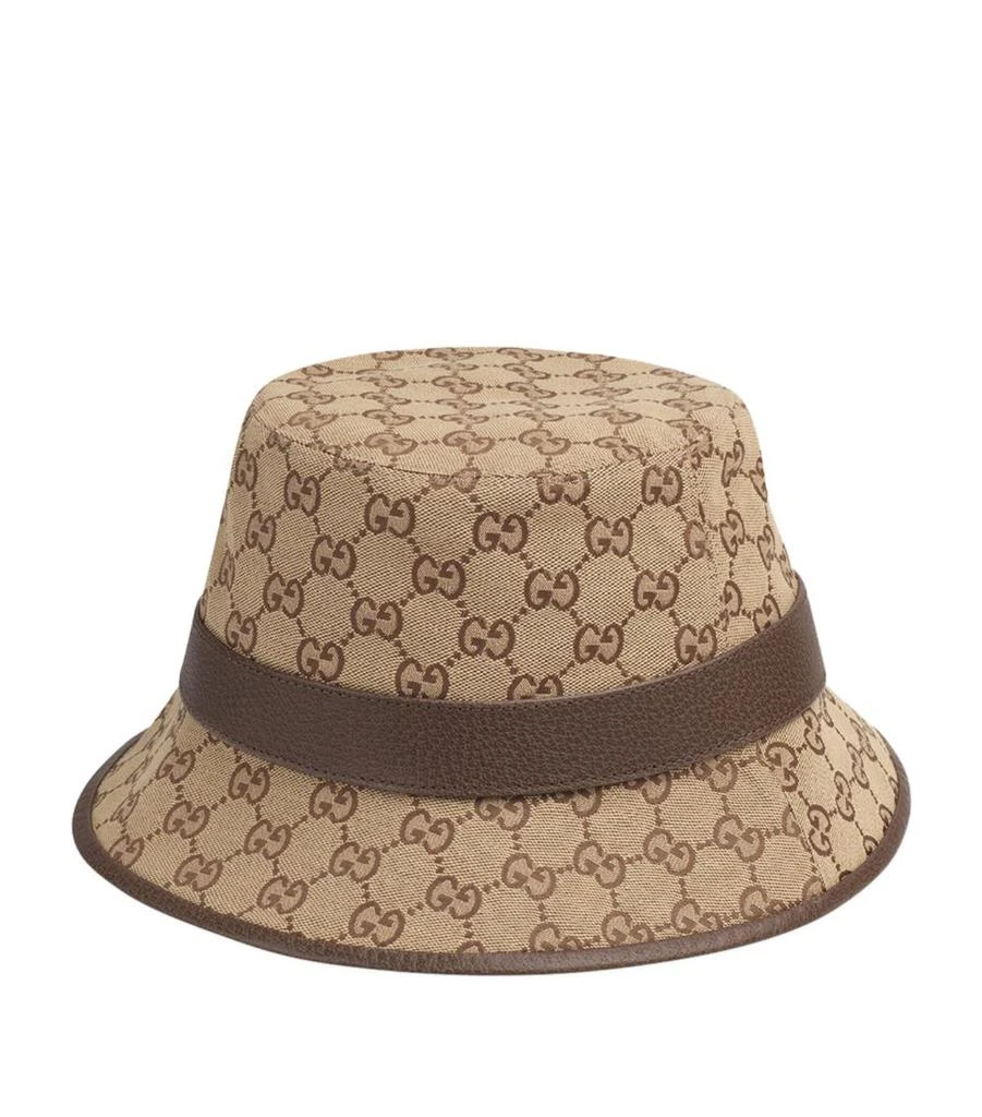 商品Gucci|Canvas GG Supreme Bucket Hat,价格¥4677,第2张图片详细描述