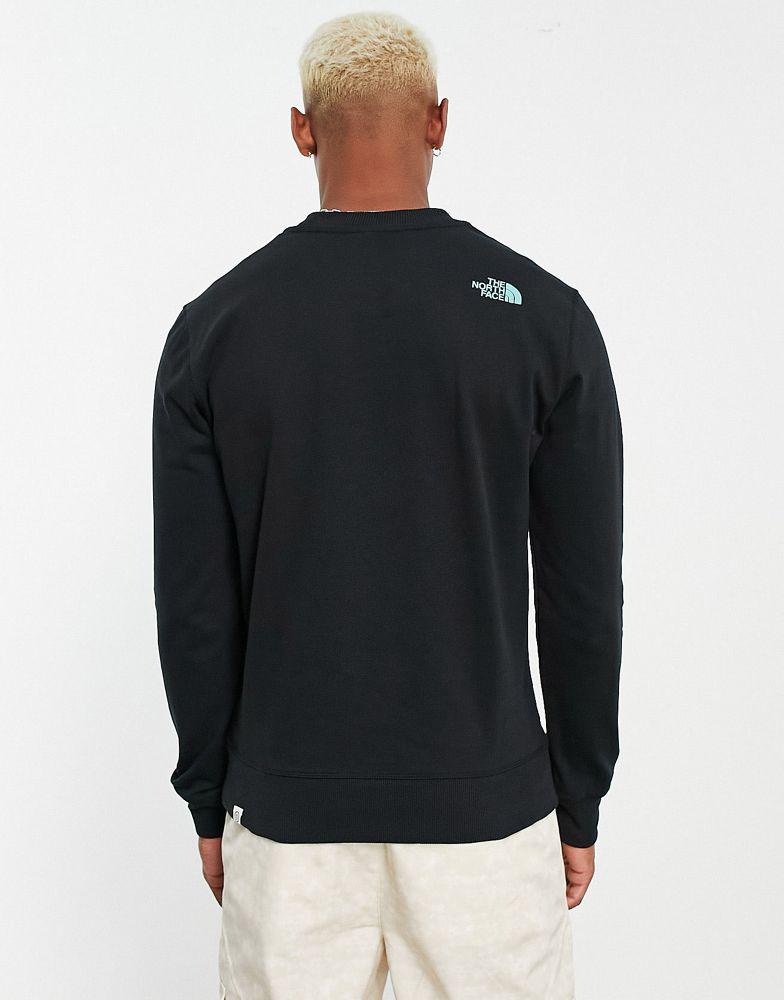 The North Face Regrind printed sweatshirt in black商品第2张图片规格展示