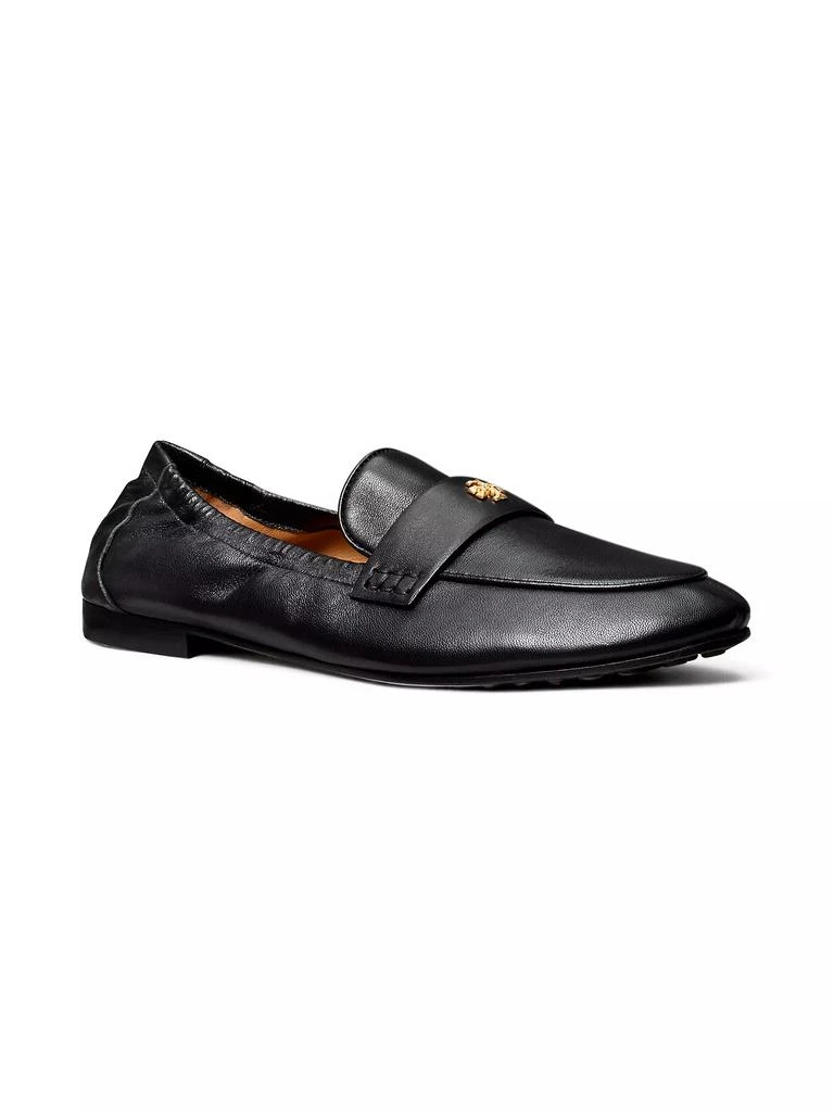 商品Tory Burch|Logo Leather Ballet Loafers,价格¥2241,第2张图片详细描述