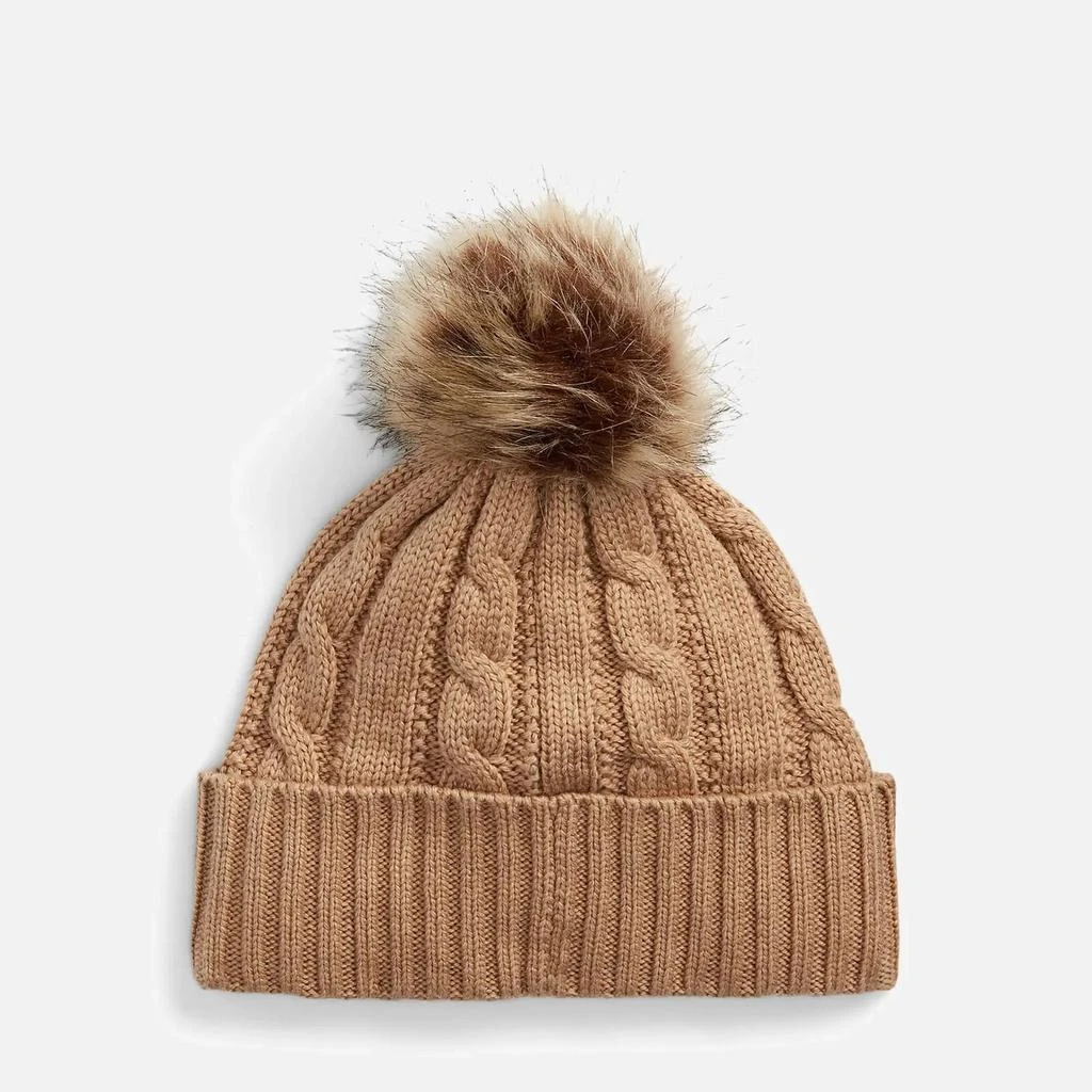 商品Ralph Lauren|Lauren Ralph Lauren Pompom Cable-Knit Beanie,价格¥382,第2张图片详细描述