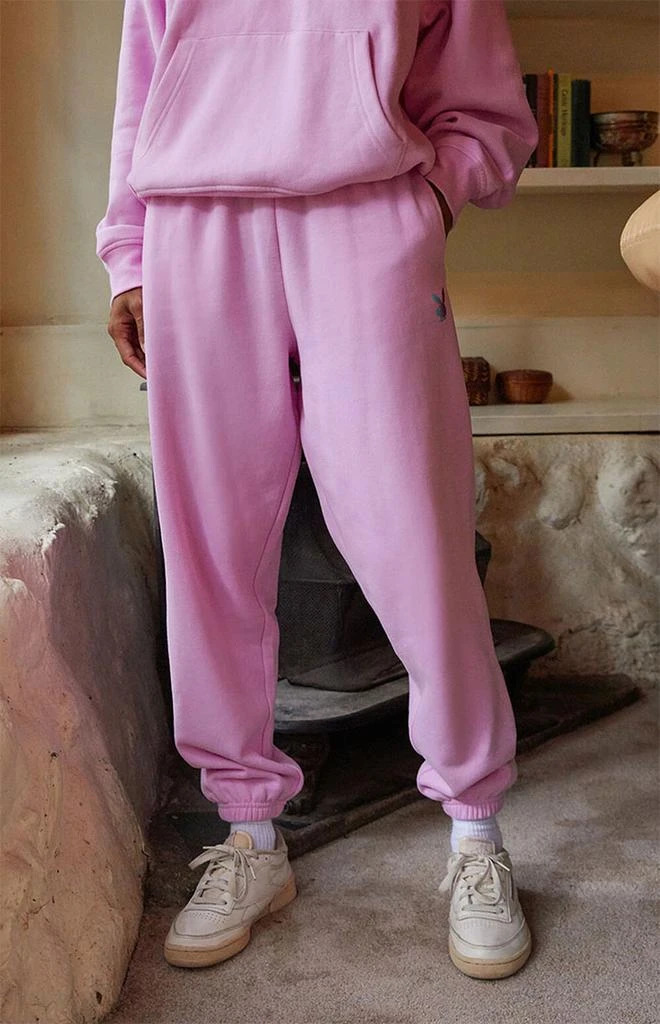 商品Playboy|By PacSun Pink Aurora Sweatpants,价格¥279,第2张图片详细描述