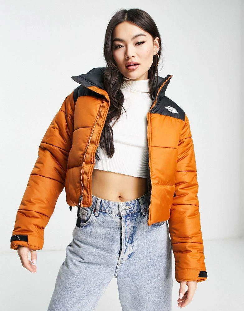 商品The North Face|女式 北面 Saikuru 褐棕色短款外套 ASOS 独家发售,价格¥1083,第1张图片