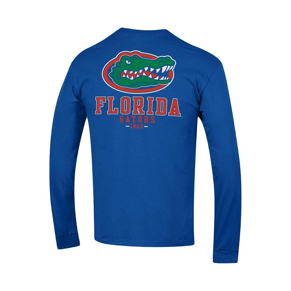 商品CHAMPION|Men's Royal Florida Gators Team Stack Long Sleeve T-shirt,价格¥222,第2张图片详细描述