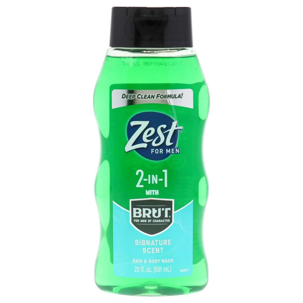 商品Zest|2-in-1 Hair and Body Wash - Signature Scent by  for Men - 20 oz Body Wash,价格¥139,第1张图片