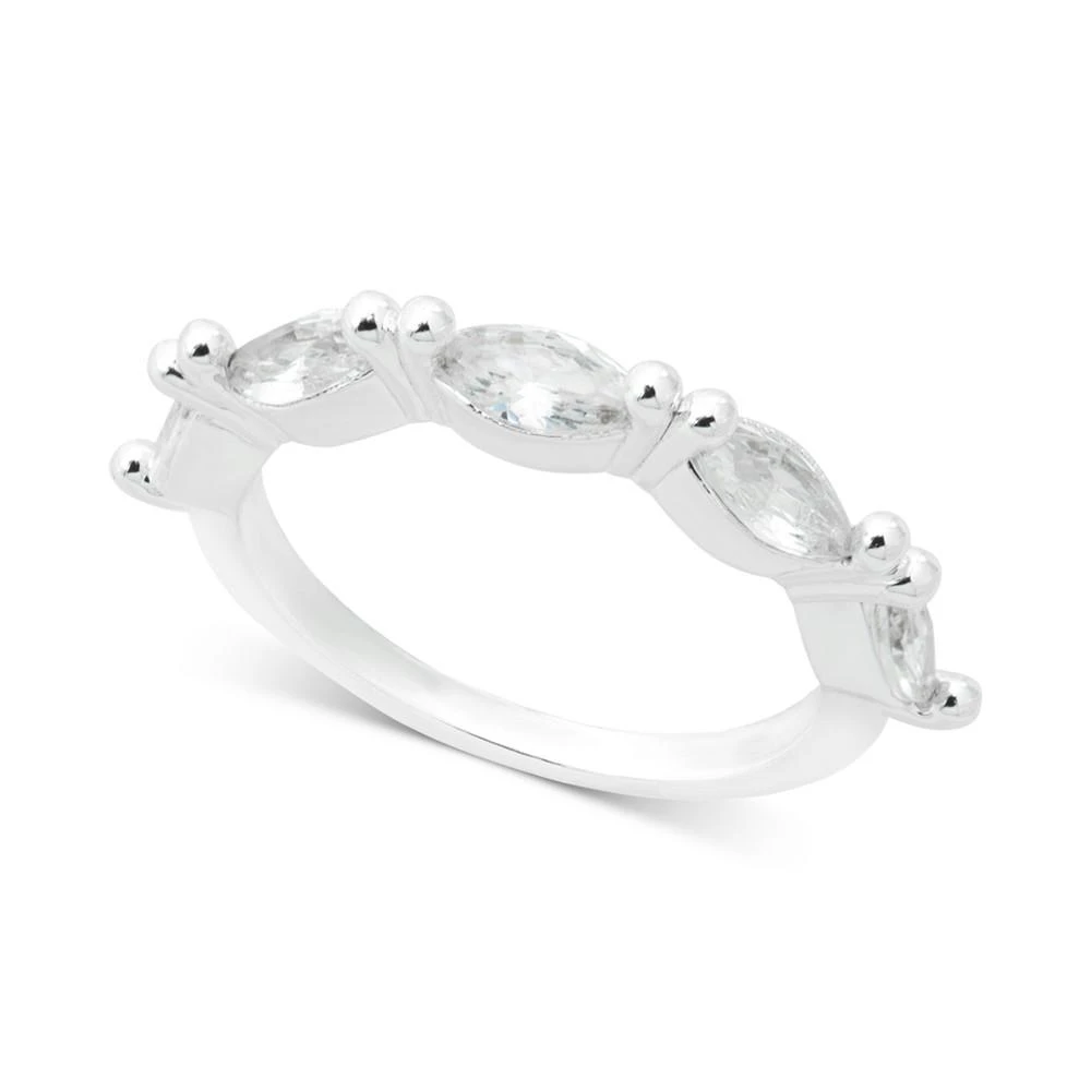 商品Charter Club|Silver-Tone Marquise Crystal Stack Ring, Created for Macy's,价格¥45,第1张图片